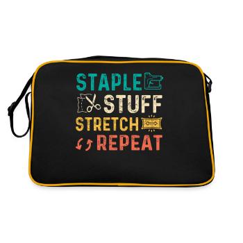 Restorer Upholstered Furniture - Retro Bag - black/gold - Back
