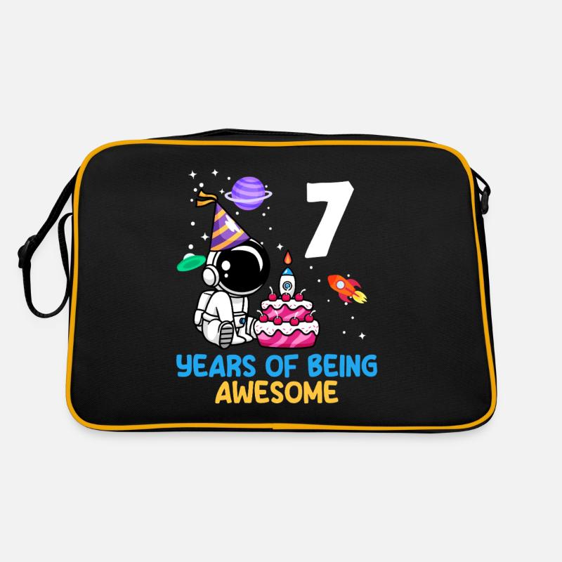 7 ans d’aventure spatiale Sac Retro