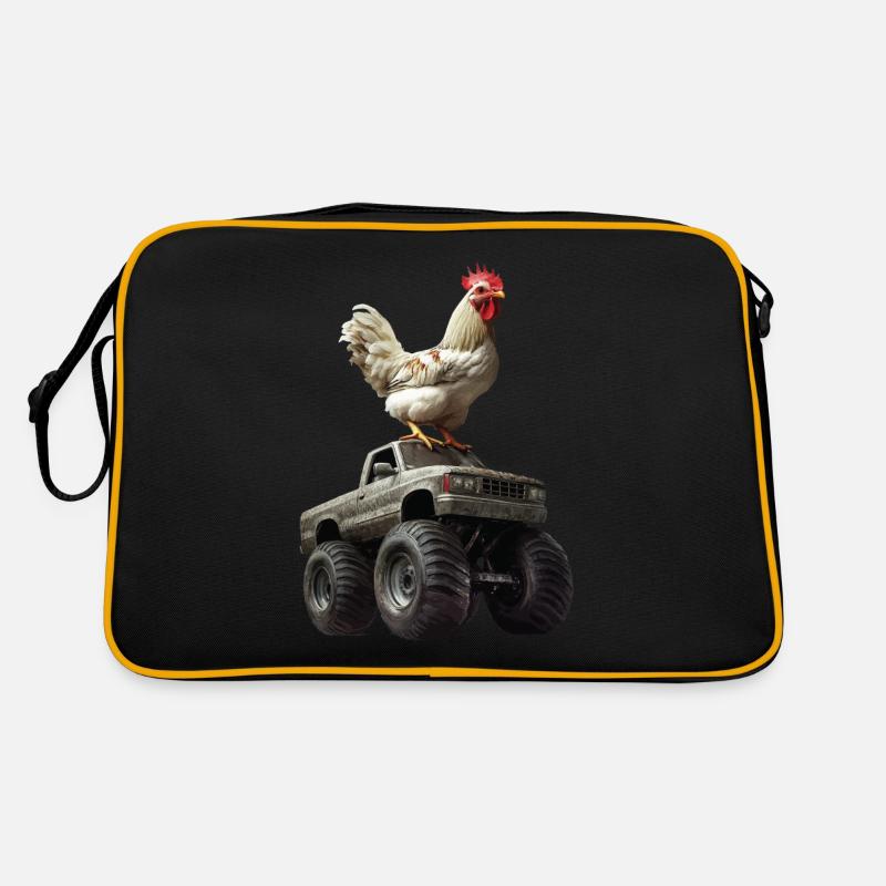 Huhn Retro Tasche