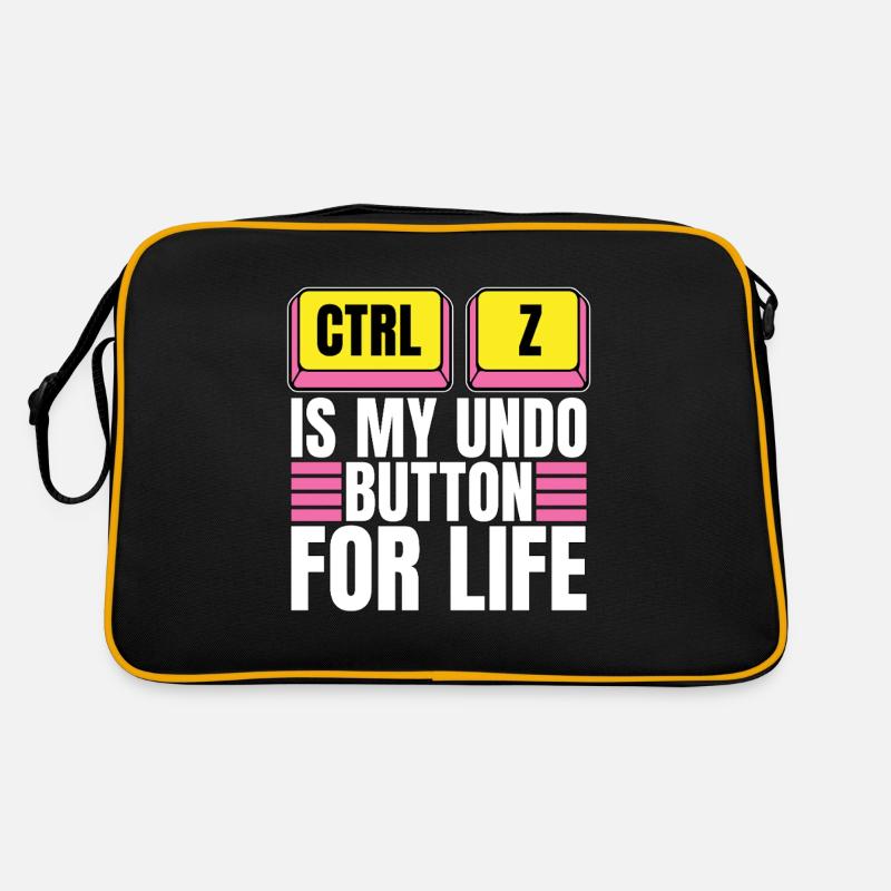Coder Ctrl + Z Is My Undo Button Web Developer Retro Tasche
