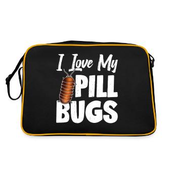 J’adore mes erreurs de pilule - Sac Retro - noir/or - Dos