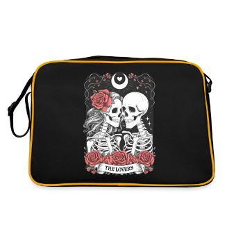 Tarotkarte - Retro Tasche - Schwarz/Gold - Hinten
