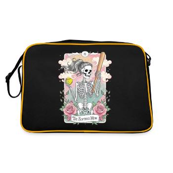Tarotkarte - Retro Tasche - Schwarz/Gold - Hinten