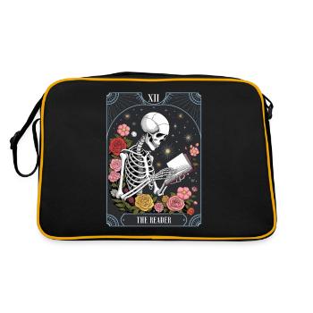 Tarotkarte - Retro Tasche - Schwarz/Gold - Hinten