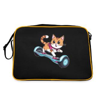 The cat's life is better when they - Retro Bag - black/gold - Back