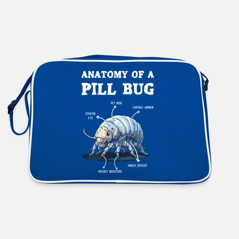 Anatomy of a pill bug Retro Bag
