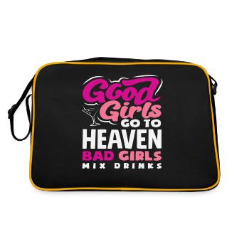 Good Girls Heaven Bad Girls Barmans - Sac Retro - noir/or - Dos