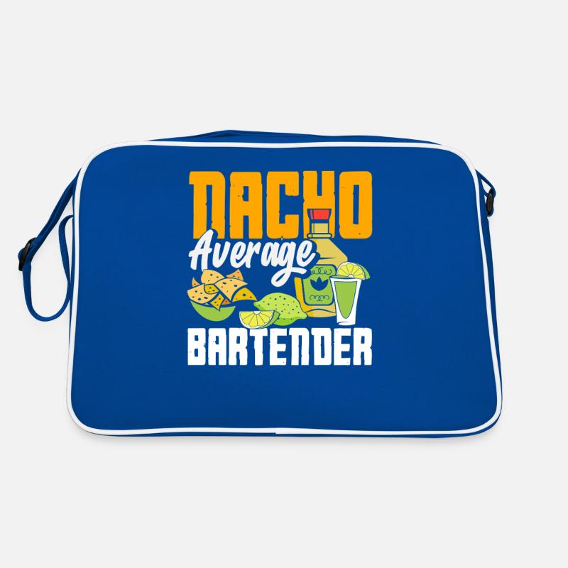 Nacho Average Barkeeper Spruch Design Retro Tasche