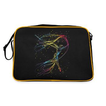 Aerialist Aerial Silk Circus Air Silk - Retro Bag - black/gold - Back