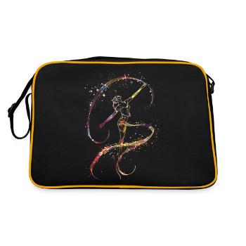 Aerialist Aerial Silk Circus Air Silk - Retro Bag - black/gold - Back