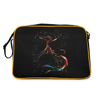 Aerialist Aerial Silk Circus Air Silk - Retro Bag - black/gold - Back