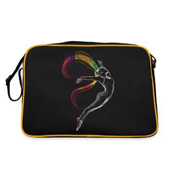 Aerialist Aerial Silk Circus Air Silk - Retro Bag - black/gold - Back