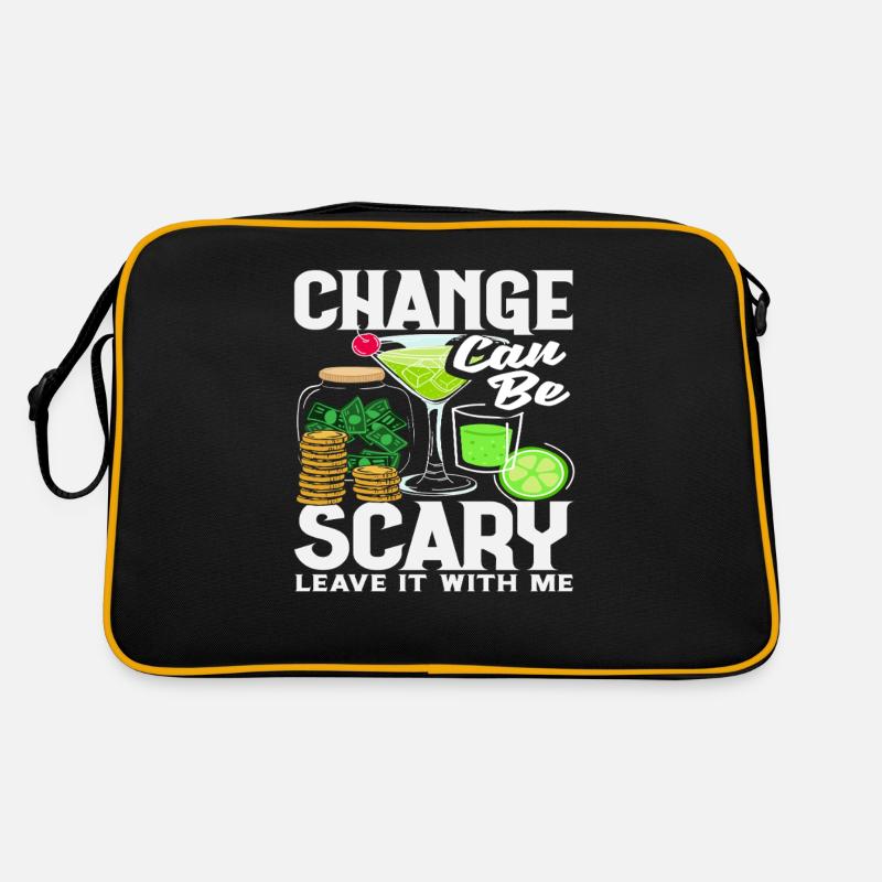 Bartender change can be scary Retro Bag