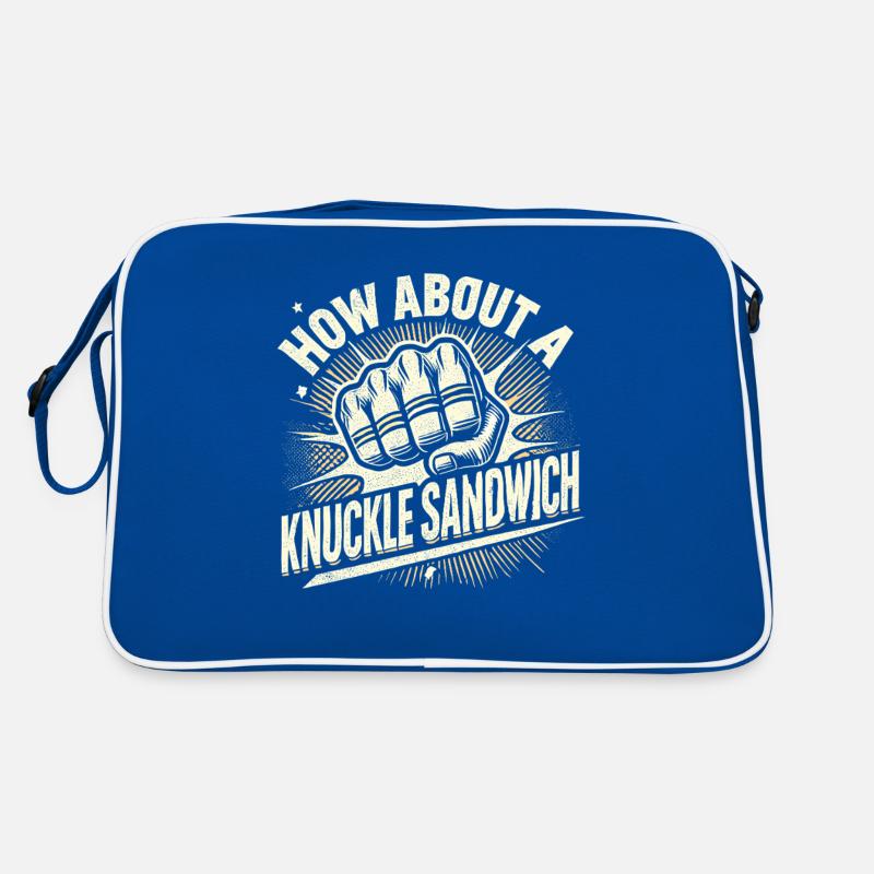 Wie wäre es mit einer Sandwich-Haxe? Retro Tasche