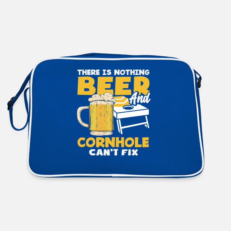 Cornhole Liebhaber Bier Und Cornhole Spaß Retro Tasche