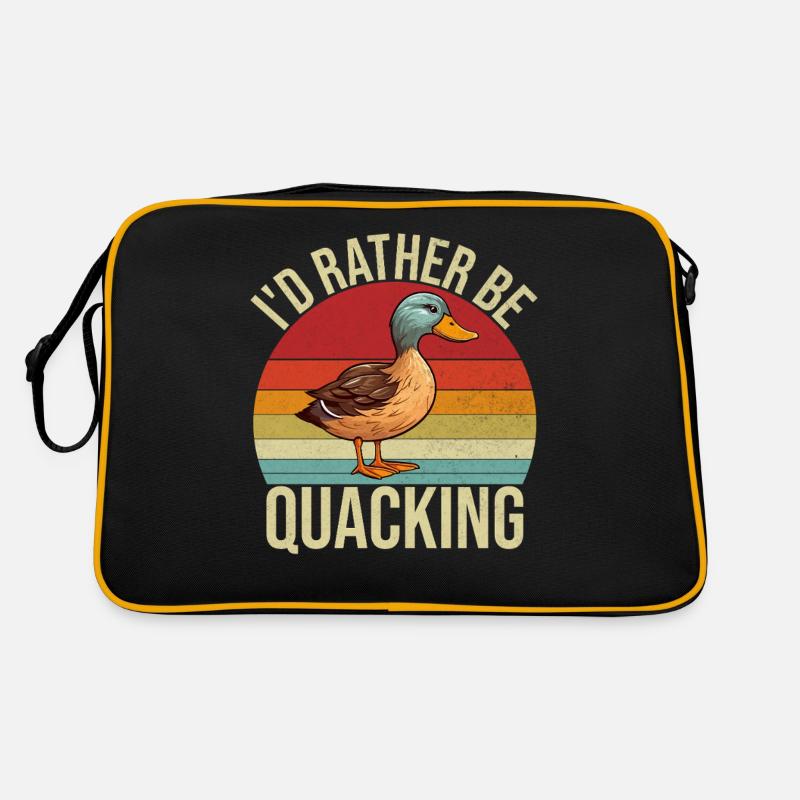 Cadeaux de canard pour les amateurs de canard Sac Retro