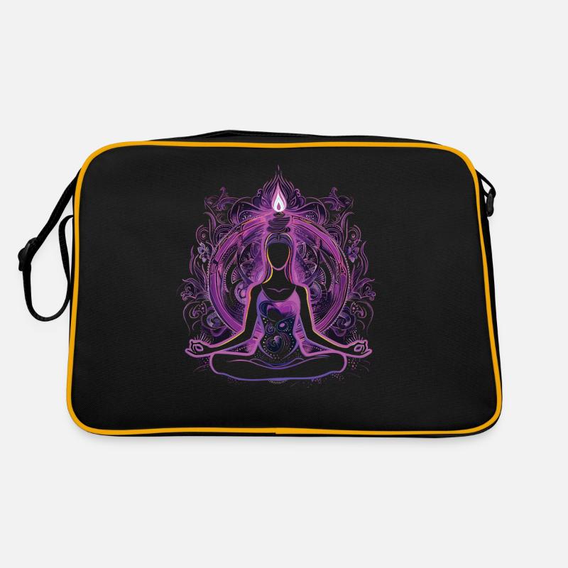 Meditation Funny Laughter Yoga Retro Bag