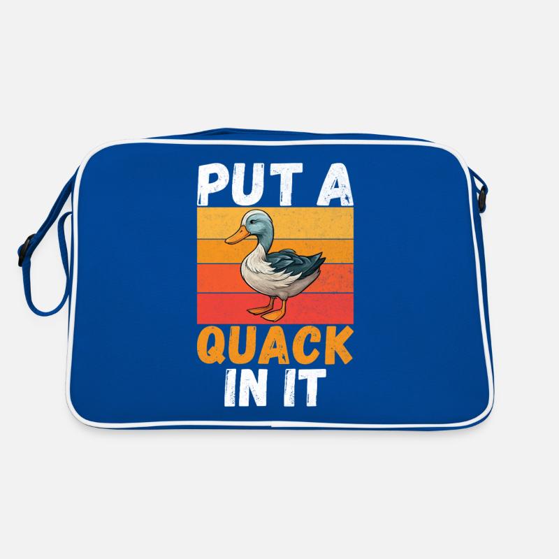 Duck Gifts for Duck Lovers Retro Bag