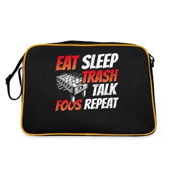 Joueurs de baby-foot et joueurs de baby-foot - Sac Retro - noir/or - Dos