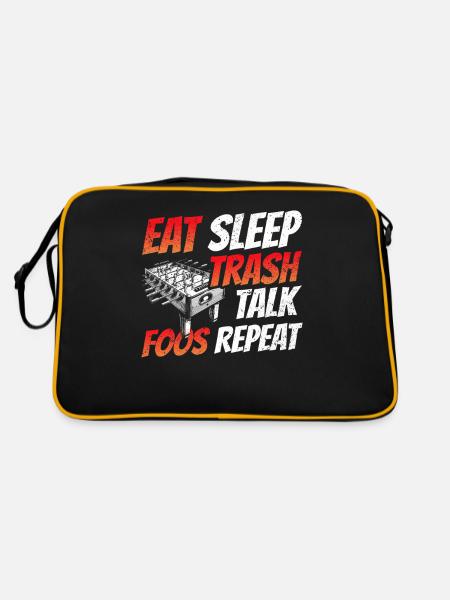 Table football players and table football players - Retro Bag - black/gold - Back