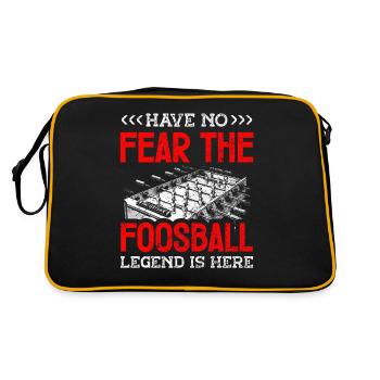 Joueurs de baby-foot et joueurs de baby-foot - Sac Retro - noir/or - Dos