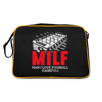 Joueurs de baby-foot et joueurs de baby-foot - Sac Retro - noir/or - Dos