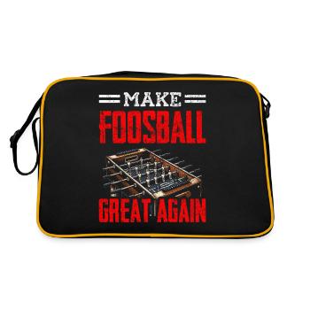 Joueurs de baby-foot et joueurs de baby-foot - Sac Retro - noir/or - Dos