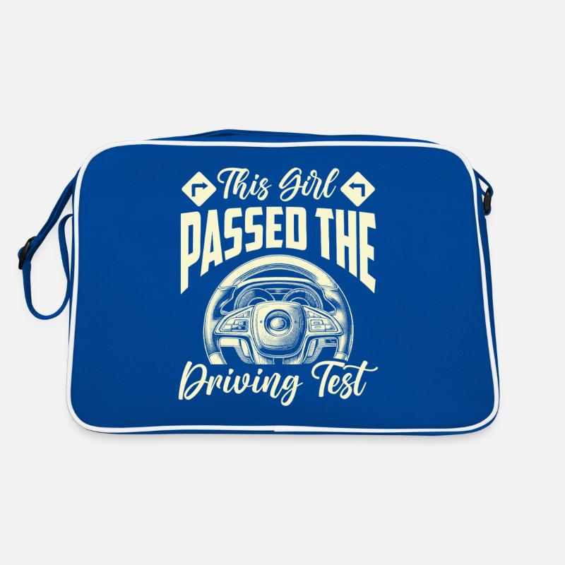 Driving School Driving Instructor Retro Bag