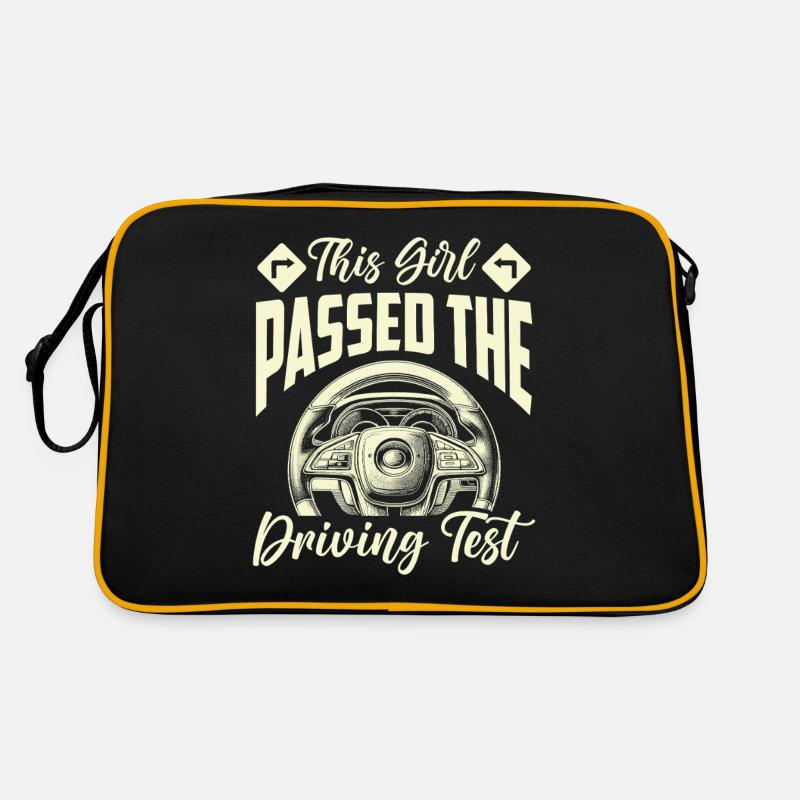 Driving School Driving Instructor Retro Bag