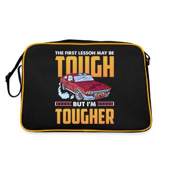 Instructeur de conduite en auto-école - Sac Retro - noir/or - Dos