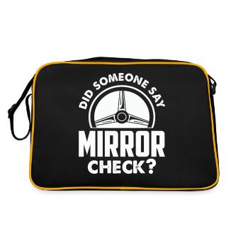 Instructeur de conduite en auto-école - Sac Retro - noir/or - Dos