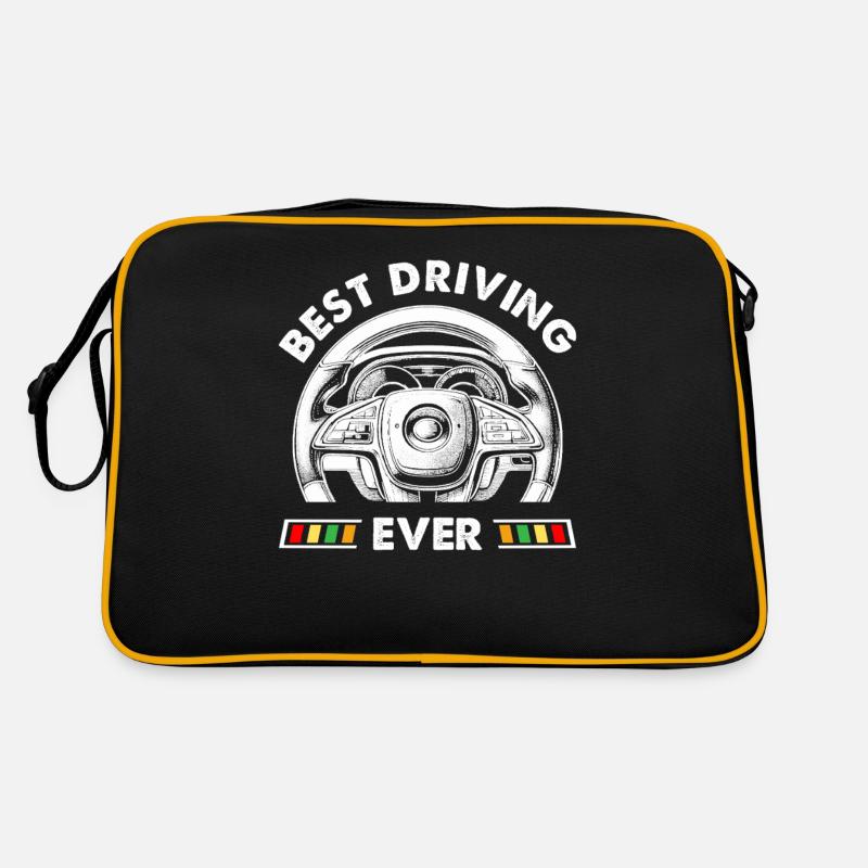 Fahrschule Fahrlehrer Retro Tasche