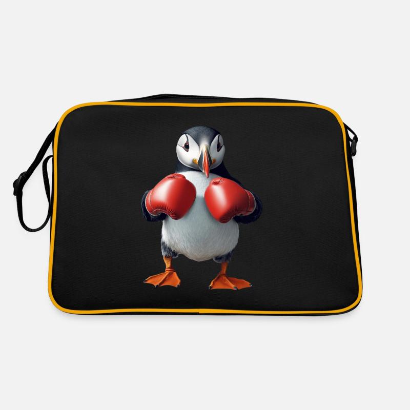 Papageitaucher Retro Tasche