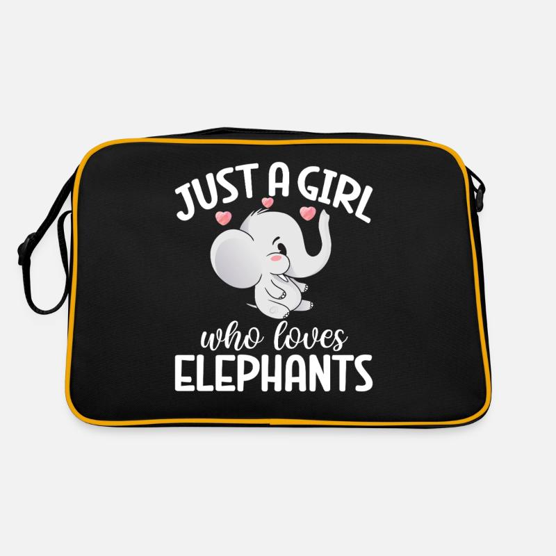 Elephant Lovers Gifts Retro Tasche