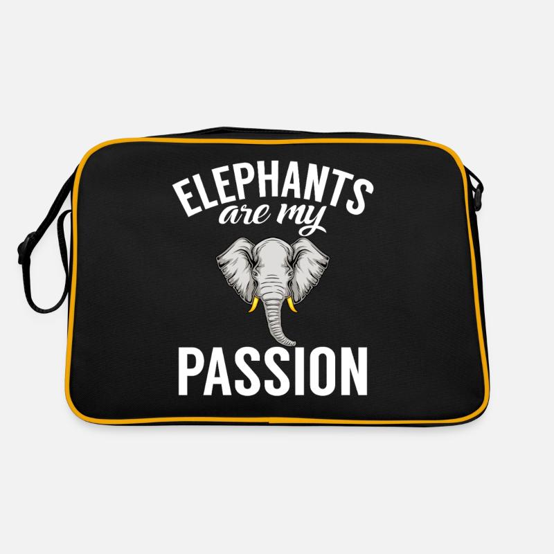 Elephant Lovers Gifts Retro Tasche