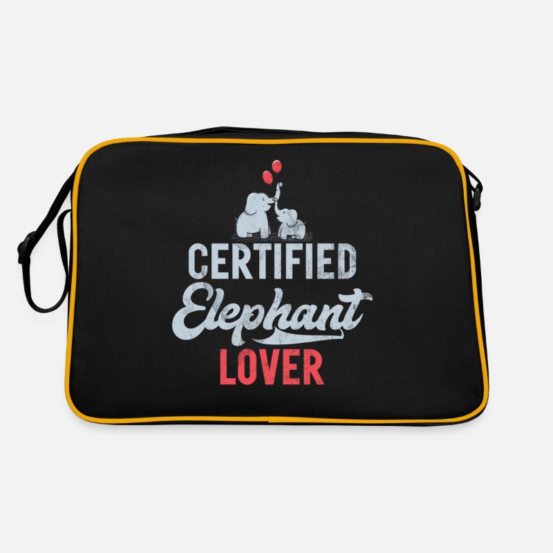 Elephant Lovers Gifts Retro Tasche
