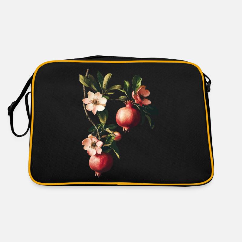 Granatapfel Retro Tasche