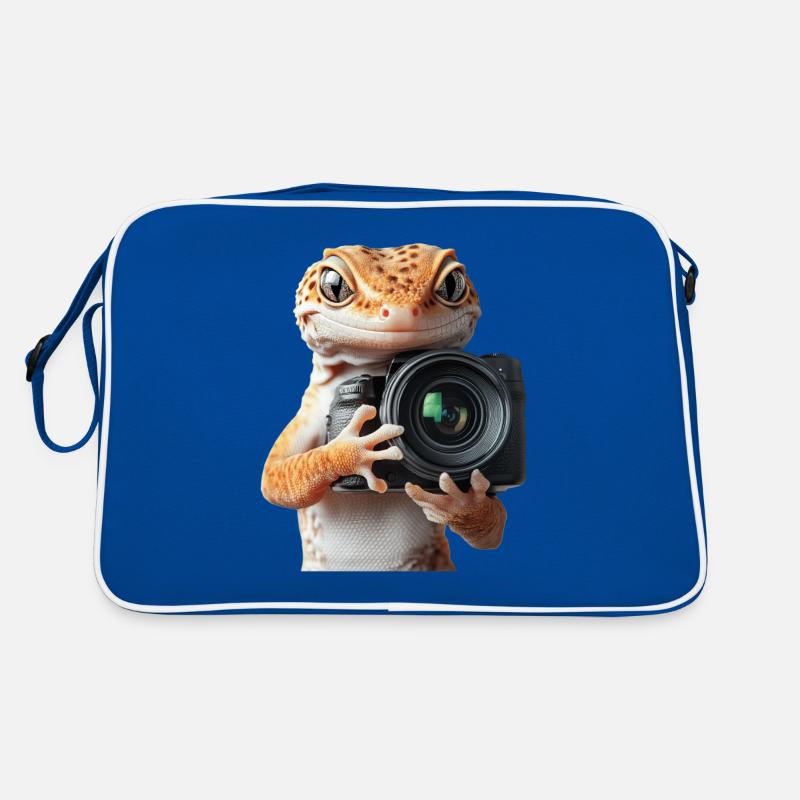 Leopardgecko Retro Tasche
