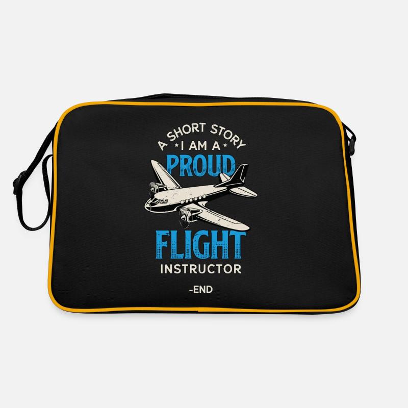 Flight Instructor A Short Story Flight Trainer Retro Bag