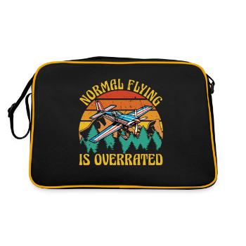 Aerobatic Pilot Normal Flying Aerobatic Maneuvers - Retro Bag - black/gold - Back
