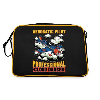 Aerobatic Pilot Professional Cloud Dancer Aviation - Retro Bag - black/gold - Back