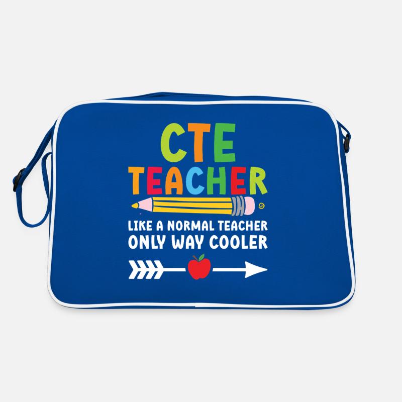 CTE Teacher comme un professeur normal, seulement plus cool Sac Retro
