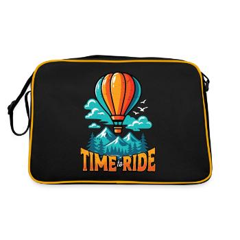 Montgolfière Temps pour monter en ballon - Sac Retro - noir/or - Dos