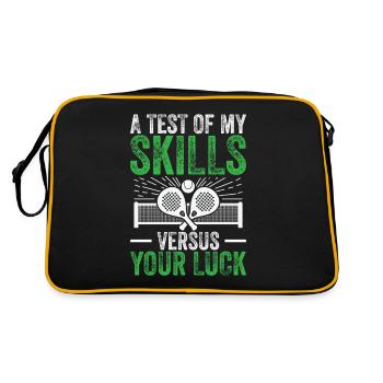 Un test de mes compétences par rapport aux vôtres - Sac Retro - noir/or - Dos