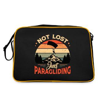 Le parapente n’est pas perdu : le parapente - Sac Retro - noir/or - Dos