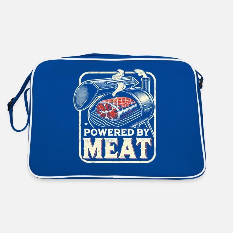 Powered by Fleisch Retro Tasche