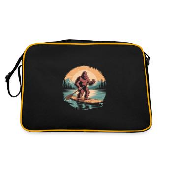 Planche à pagaie Bigfoot vintage - Sac Retro - noir/or - Dos
