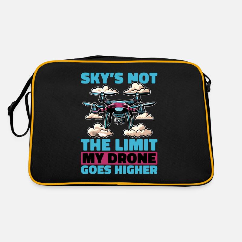 Passionné de drones Sky’s Not The Limit Pilote de drone Sac Retro
