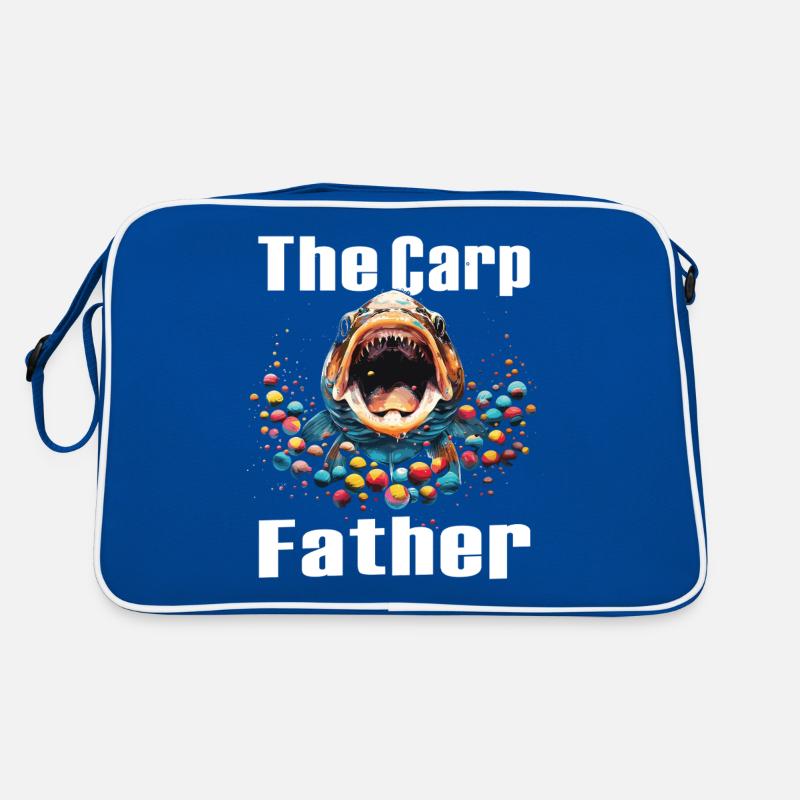 Angling Catch Fish carp fish Karpfen Retro Bag