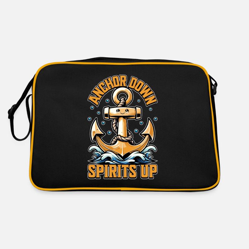Voile ancre vers le bas Spirits Up aime le voilier Sac Retro